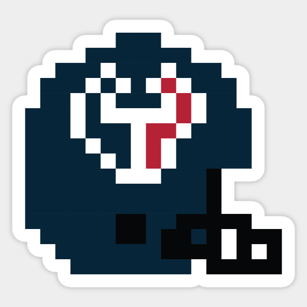 8 Bit Houston Texans Helmet Sticker by N8I